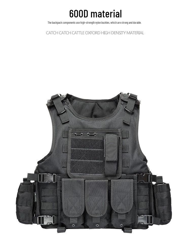 Amphibious Tactical Outdoor Sports Vest & Multifunctional Backpack Plate Carrier.