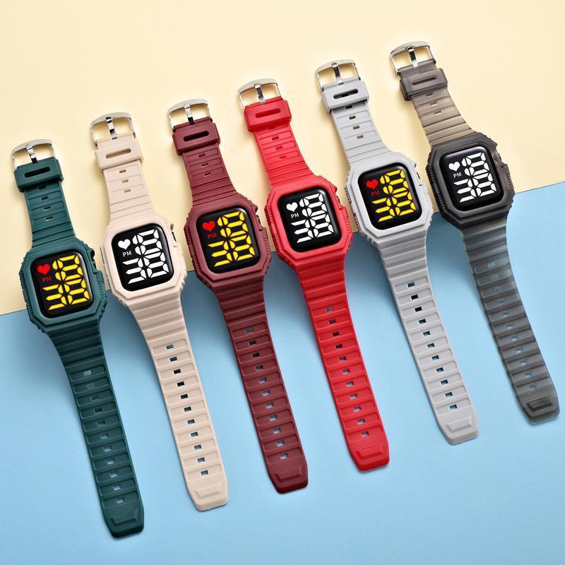 

Trendy Unisex Popular Watch Wristwatch Unisex Female Women Sport For Boys Watches Men Digital LED Girls Male Electronic Clock High Quality 4