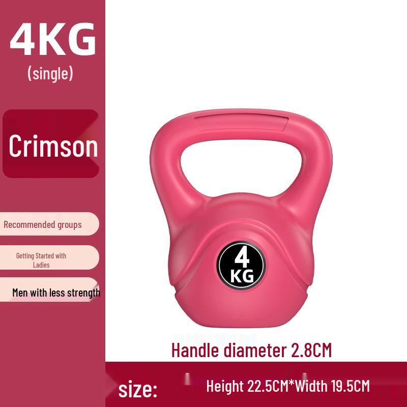 8/10kg Kettlebell for Men's and Women's Fitness, Professional Home Training, Hip and Squat Workouts