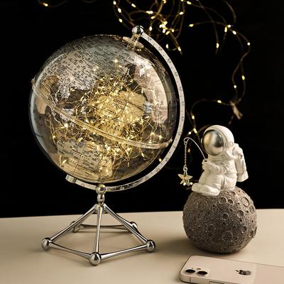 Desktop Decor Globus Geographie Home Decor Zubehör mit Licht Welt Globus Moderne Lernen Weltkarte Pädagogische Lehre