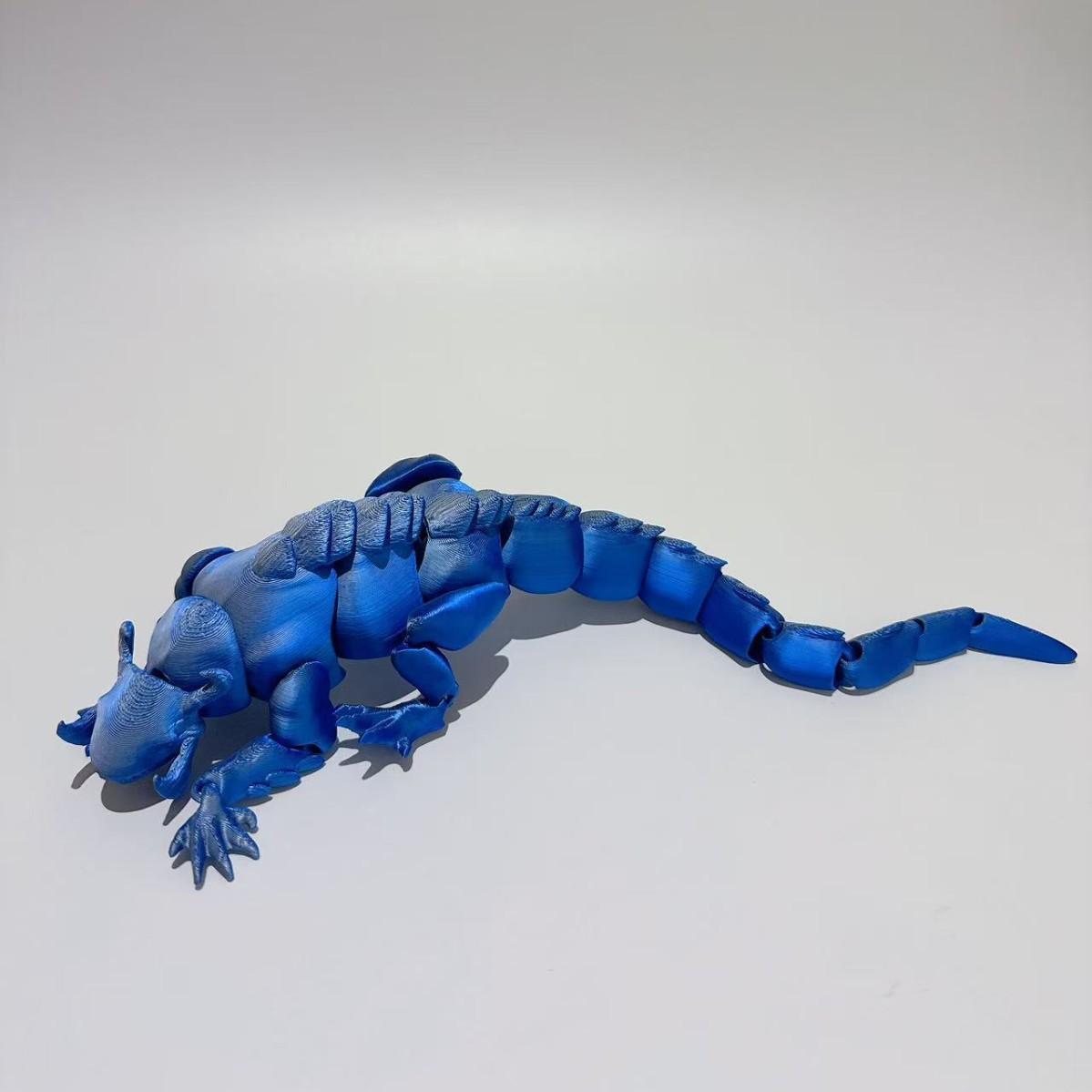 

30cm 3D Printed Deep Sea Monster Predator Toy Joint Movable Simulation Predator Model Home Decor Ornaments Boy Birthday Gifts 30cm