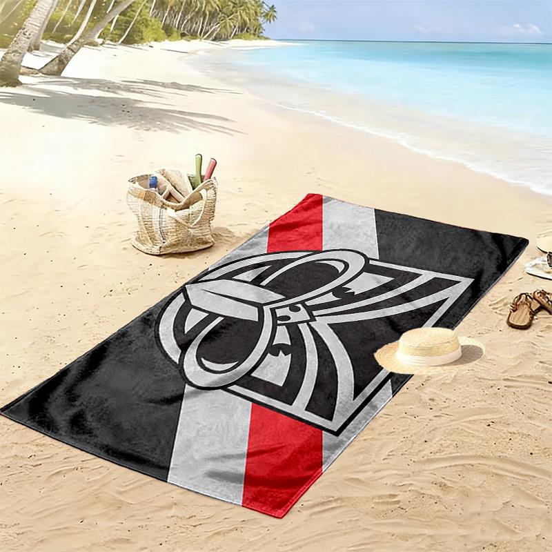 New Zealand Warriors Print Beach Towel, Large Soft Quick Dry Towel for Beach Camping Swimming