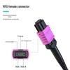 MPO-MPO 8-Core OM4 Multimode Fiber Optic Patch Cord