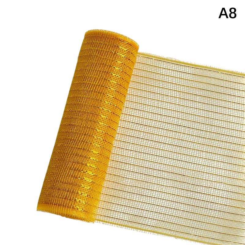 

26 см 10 ярдов Рыболовная сетка Пряжа Рождественская лента DIY Украшение Венок Украшение Рождественской елки Аксессуары A8