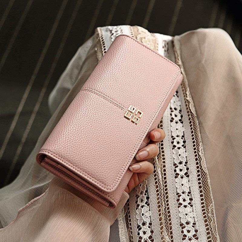 Women's Stylish Long Wallet - Clutch Purse, Coin Pouch & Card Holder