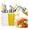 2X Szklany Dozownik Z Podziałką 300 Ml Na Oliwę Ocet Syrop Sos Przyprawy