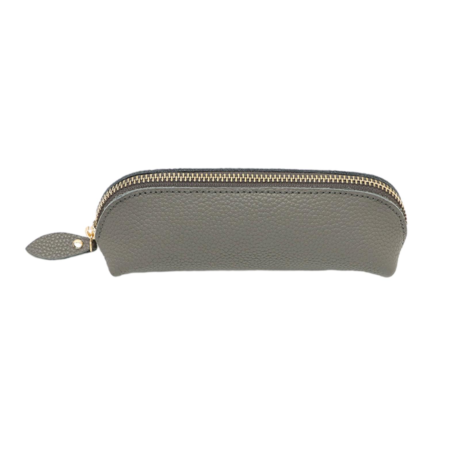 Cosmetic Zipper Pouches Pencil Case Pencil Pouch Pencil Bag Leather Pen Case 1