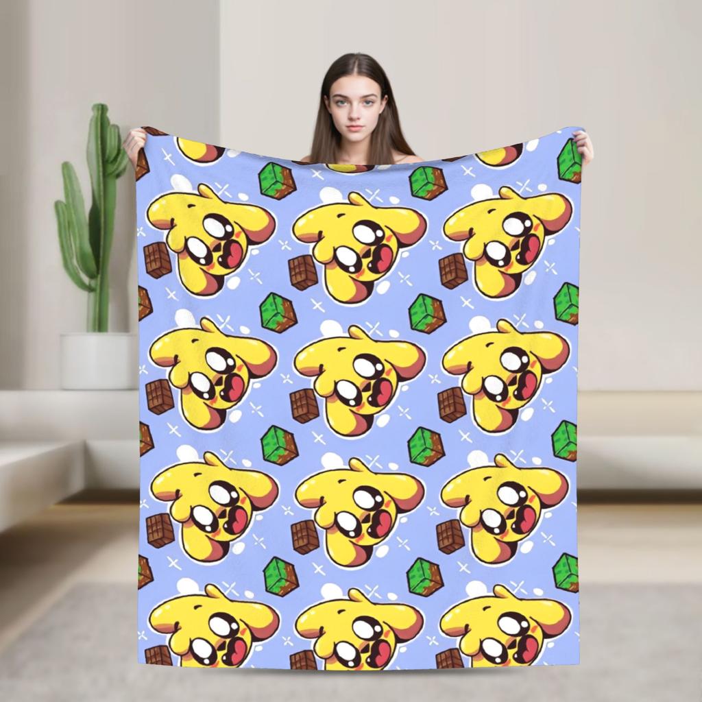 Weiche warme Decke Picknick Mikecracked Mikes Überwurfdecke Flanell Tagesdecke Für Draußen Bequeme Sofa-Bettdecke