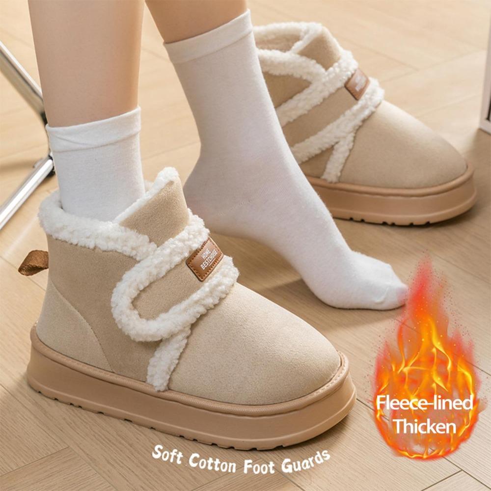 2025 New Women's Winter Snow Boots with Thickened Velvet Lining for Non-Slip, Warmth, and Comfort