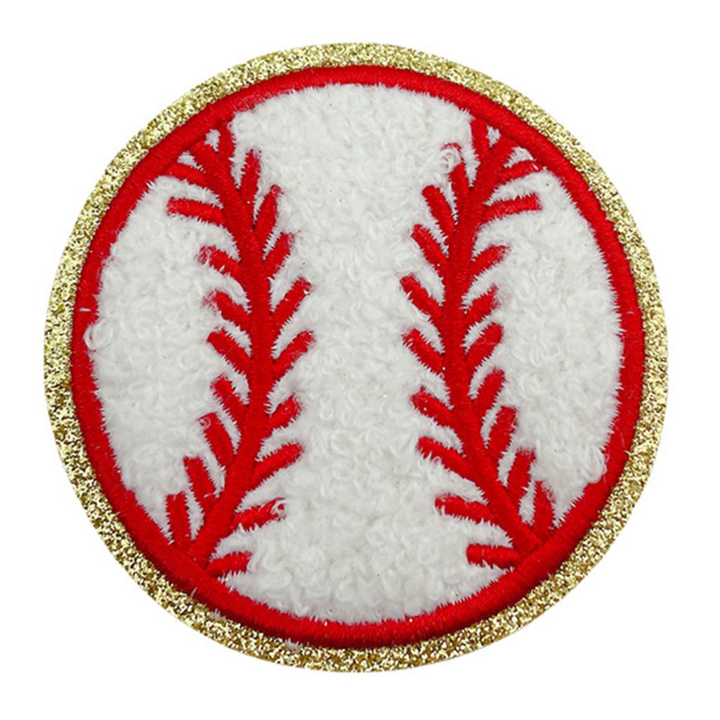 Softball Embroidered Iron on Patches Baseball Iron On Patches Sew on Patches Embroidery Applique Patches for Clothing