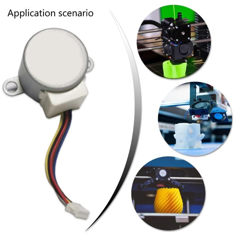 24BYJ48 5V Reduction Stepper Motor 4-Phase 5-Wire Reducer Motor for Wireless Camera Monitors Reducer Stepping Motor