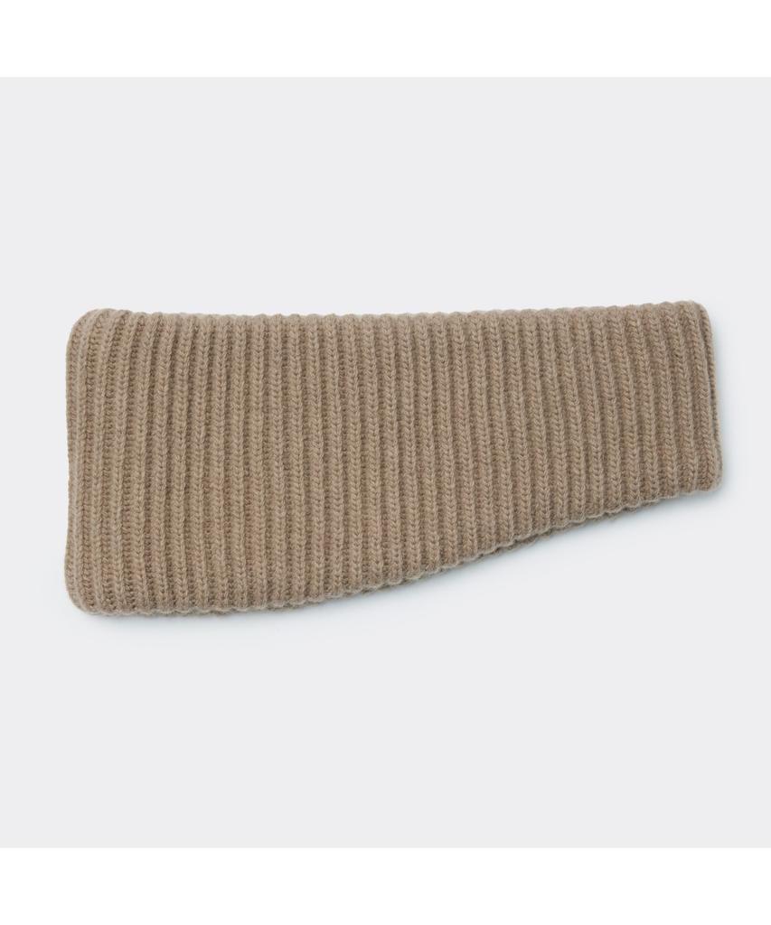 Keoseuuteommellou Beige Knit Earmuffs Caaax25713Bex