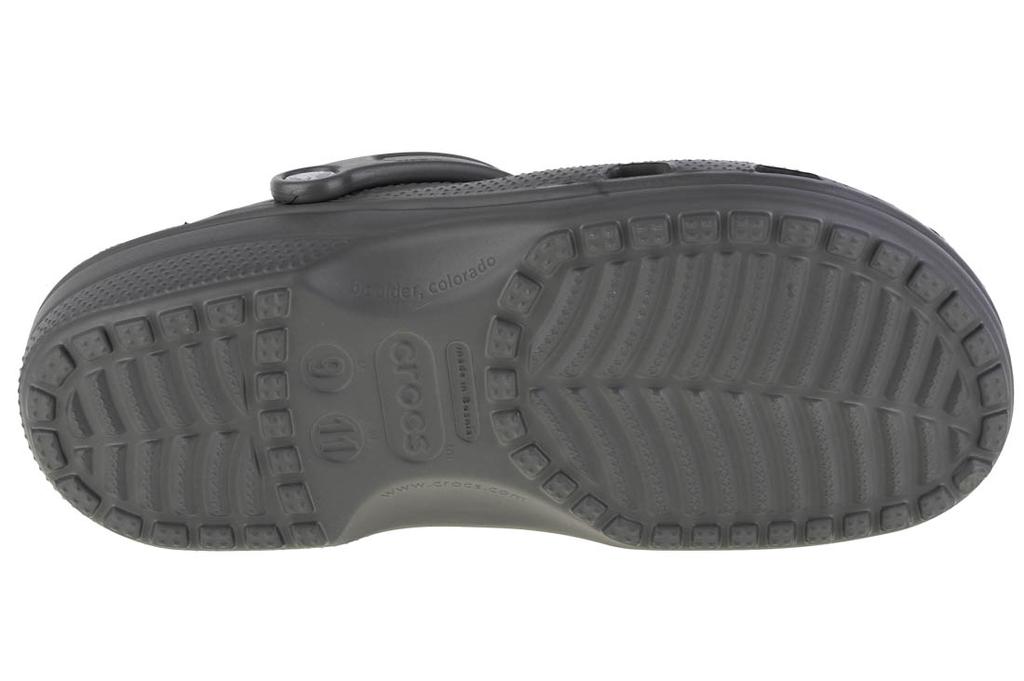 Crocs Classic Clog, graue Herren-Slipper