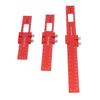 3Pcs Metal Slide Ruler Inch Metric Stop Marking T Type CNC Scribing Measuring Aluminum Woodworking R