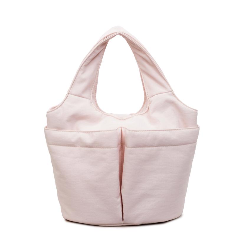 

Многоцветная тканевая ручная сумка-тоут Легкая Вместительная Повседневная сумка для ежедневного использования розовый