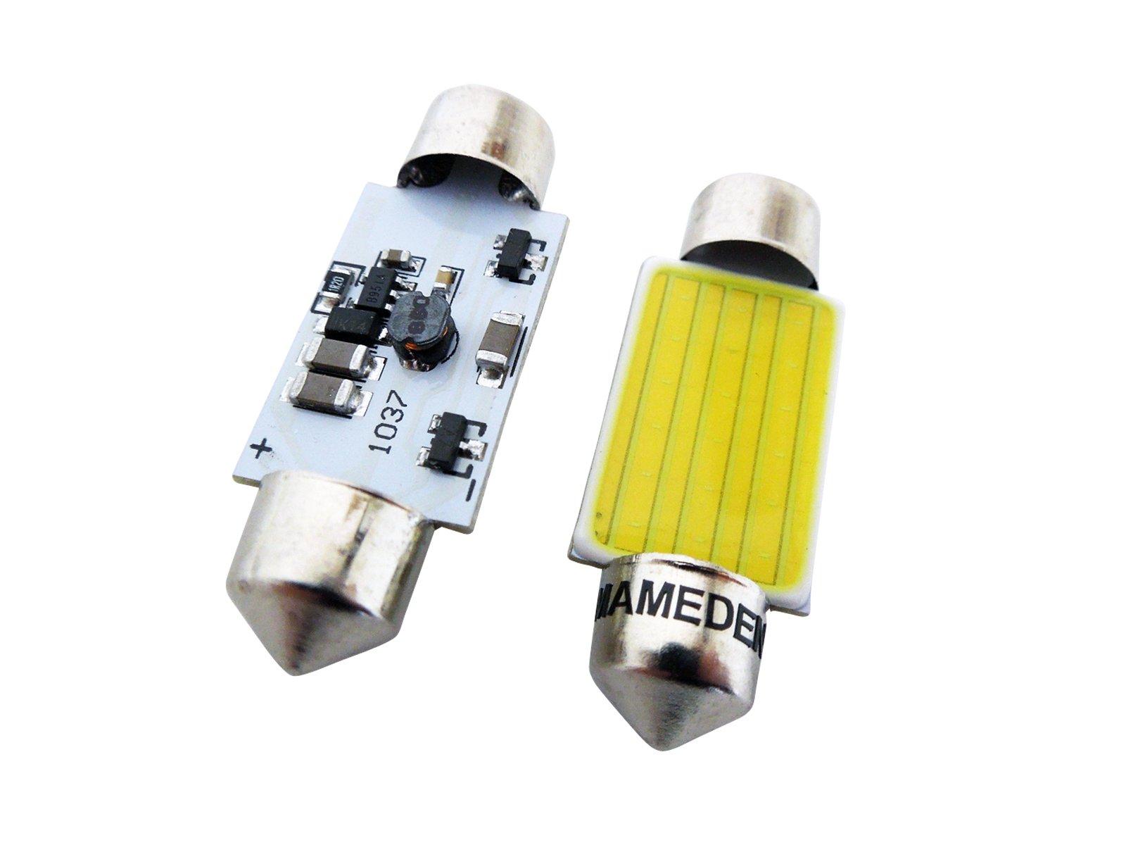 MAMEDEN T10×37 COB 12V 24V Compatible Surface Emitting Room Lamp белый