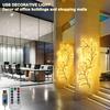 72/96LEDS USB Tree Branch Lamp 8Moeds Bendable Willow Vine Lights For Wall Home Indoor Outdoor Christmas Tree Decorative Light