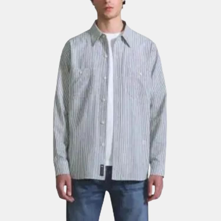 Levis Comfortable Versatile Casual Button Fashion Long Sleeve Shirt Men shirts 001LH-0001