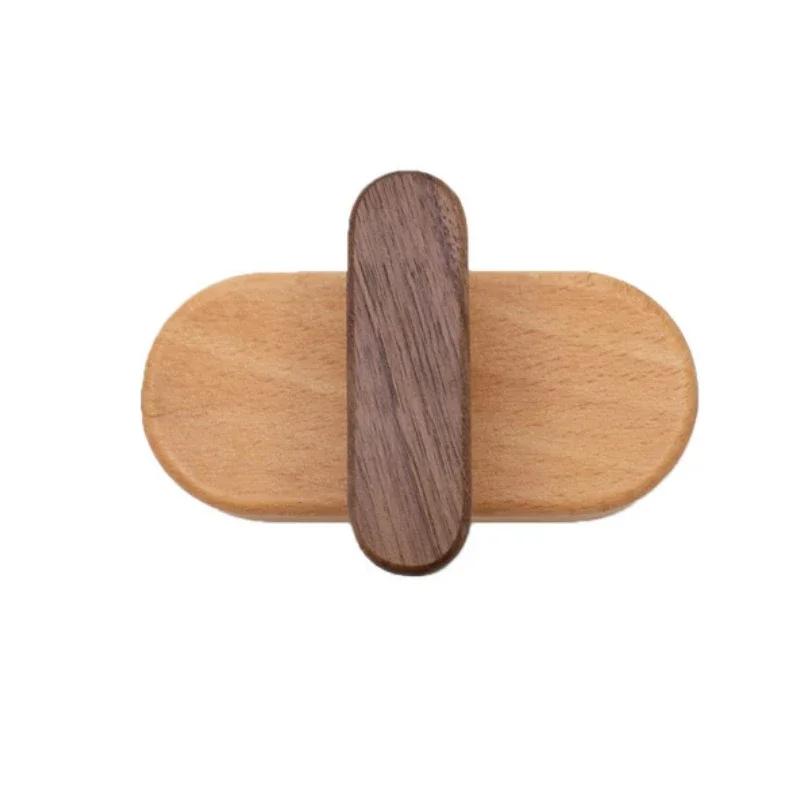 

1/4pcs Wooden Hook Nordic Minimalist Creative Japanese Style Wooden Retro Wall Hangers Clothing Hook Organization Home Storage 1pcs