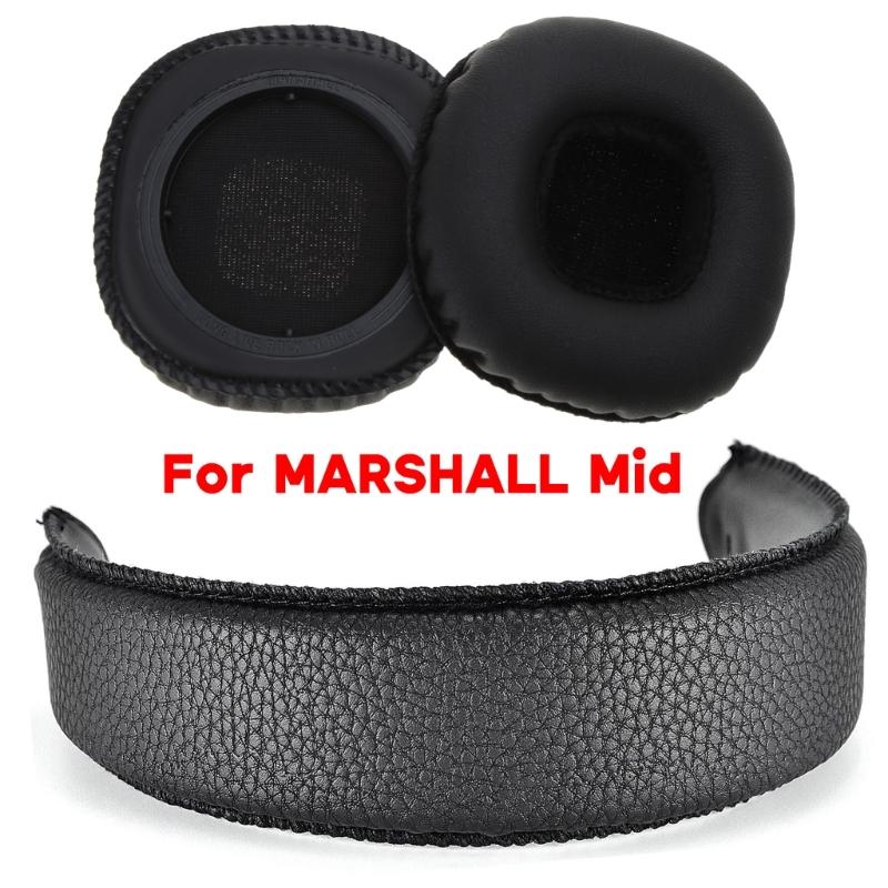 Qualified Ear Pads Sponge Earmuff HeadBeam for Mid Headphone Isolate Noise Cover Headband Ear Pads Repairing Part