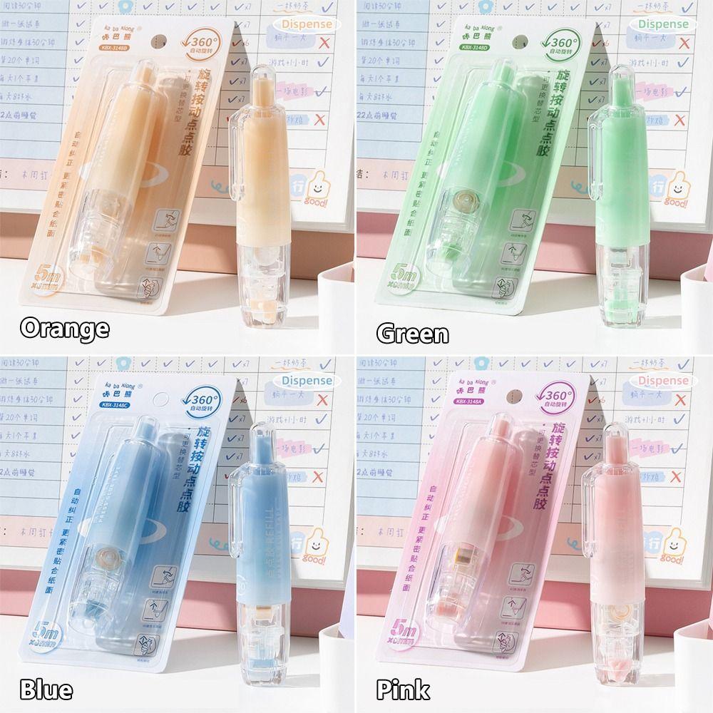 DIY Scrapbooking Glue Tape Press Type Rolling Glue Tape Glue Tape Pen  Student Stationery