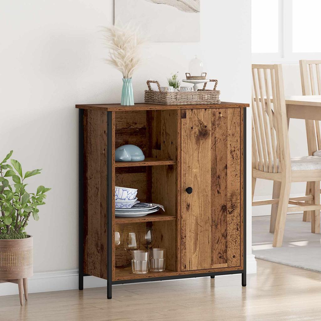 Sideboard Reclaimed Wood 70 x 30 x 80 cm Engineered Wood