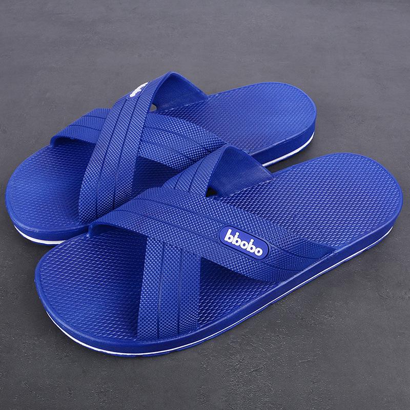 Plus Size Men's Summer Slippers: Comfortable, Soft Sole for Home and Bathroom, Available in Sizes 46-52