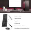 Tastatur und Maus USB-Kabelgebundenes Tastatur- und Maus-Combo-Set für Gaming und Bürogebrauch, 104-Tasten-Set, Rutschfest Wasserdicht,