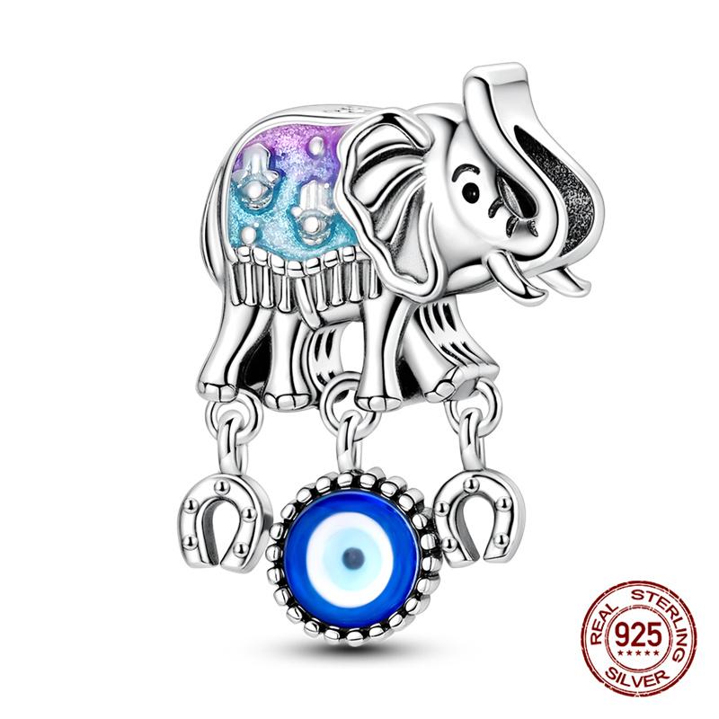 Charms Copper Blue Off-Road Vehicles Charms Beads Fit Women 3Mm Original Bracelet Necklace Diy Fine Jewelry Gifts