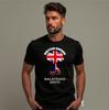 T-shirt Grande-Bretagne Racines Malaisiennes Patriotique Cultivé en Grande-Bretagne Haut Tee