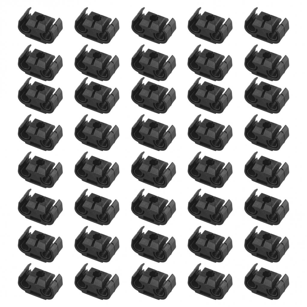 40 Stück Leitungsklemmen Zubehör Bremsleitungshalter Doppelte Bremse
