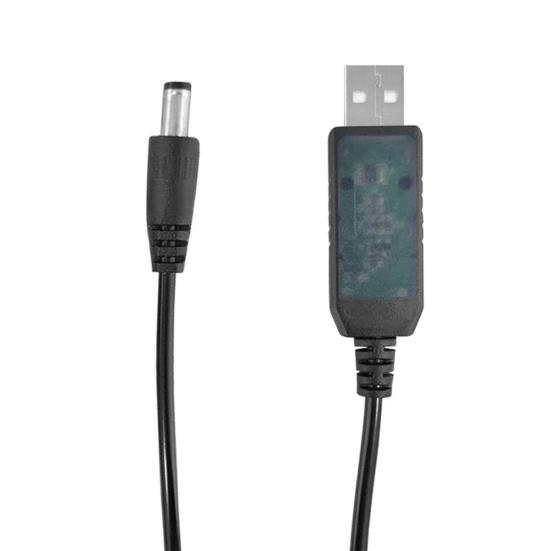USB DC 5V To 8.4V/9V/12V 5.5x2.1mm Male Plug Power Supply Step-up Adapter Cable