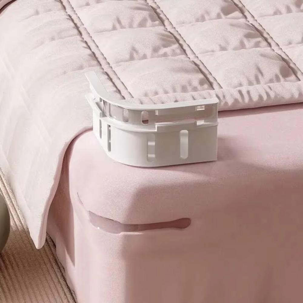 4PCS Neat Sheets Invisible Bed Sheet Holder Clips No Slip NeedleFree Grippers Secure Safe Bedding Anti-Shift Fasteners Home Crib