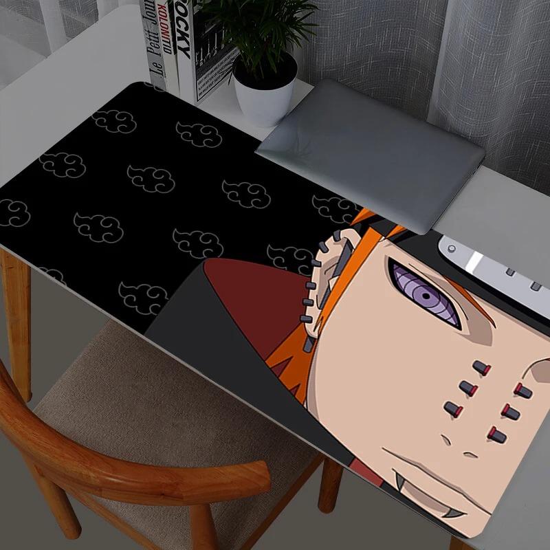 Japan Naruto Anime Mouse Pad Computer Speed Type Carpet Mat for Esports Players Laptop Keyboard Mousepad Office Xxl Desk Mat