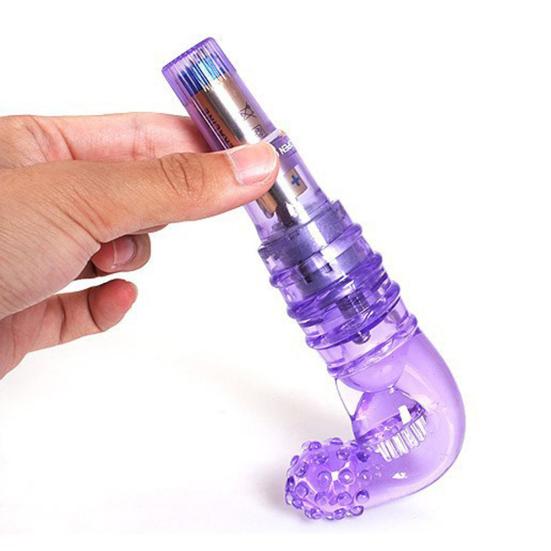Vibrator cu degete din silicon rezistent la apă Masaj vibrator pentru femei Jucărie sexuală pentru adulți