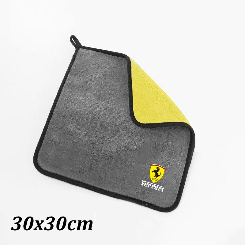 

Для Ferrari Roma Spider 488 SF90 360 F8 F80 275 849 KC23 F40 LaFerrari 1 шт. Коралловое флисовое полотенце для мытья и сушки автомобиля, чистящая тряпка