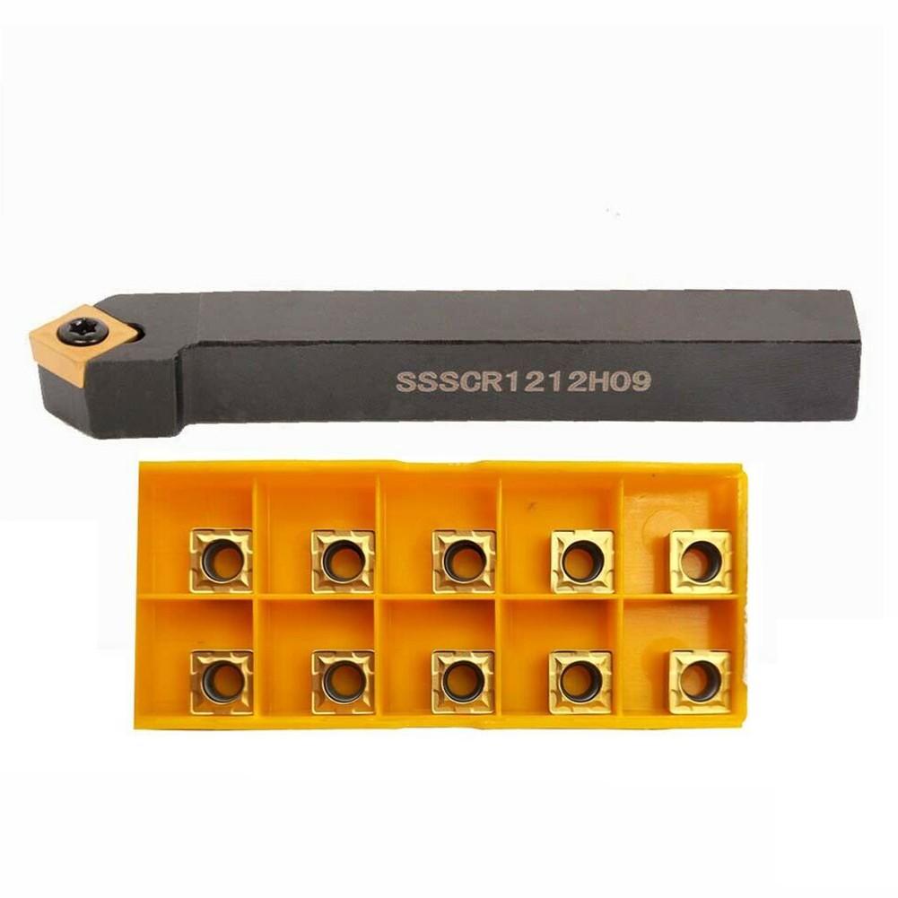 SSSCR1212H09 12*100mm Lathe Turn Tool Holder + SCMT09T308 SCMT32.52 carbide Insert