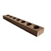 7 Holes Essential Oil Display Stand Wooden Smooth Bottle Storage Rack Space-saving 1 Tier Essential Oils Holder Polish Case
