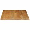 Vidaxl Blat Stołu Z Naturalną Krawędzią, 80X80X3,8 Cm, Drewno Mango