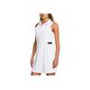 Under Armour Ua Empower Solid Color Polo Neck Sleeveless Dress Women Dresses White 1382818-100