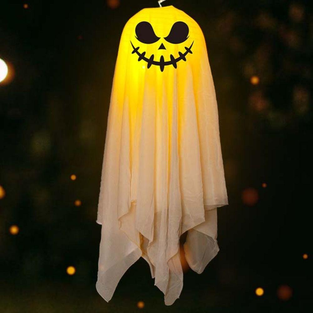 Подвесной светильник-призрак, лампа-призрак, декоративный светодиодный фонарь-тыква, украшение для дома White-Style D