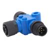For NMEA 2000 Marine T Connector M12 5 Pin IP67 Water Resistant Stable Connection Backbone Cable Tee Terminator for