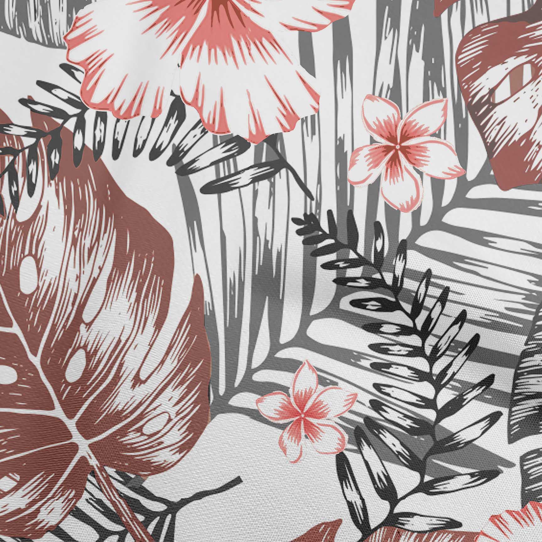 

oneOone Cotton Flex Light Brown Fabric Floral & Leaves Diy Clothing Quilting Fabric Print Fabric By Yard 40 Inch 42 Inch Wide - Viscose Chiffon іржі коричневого кольору