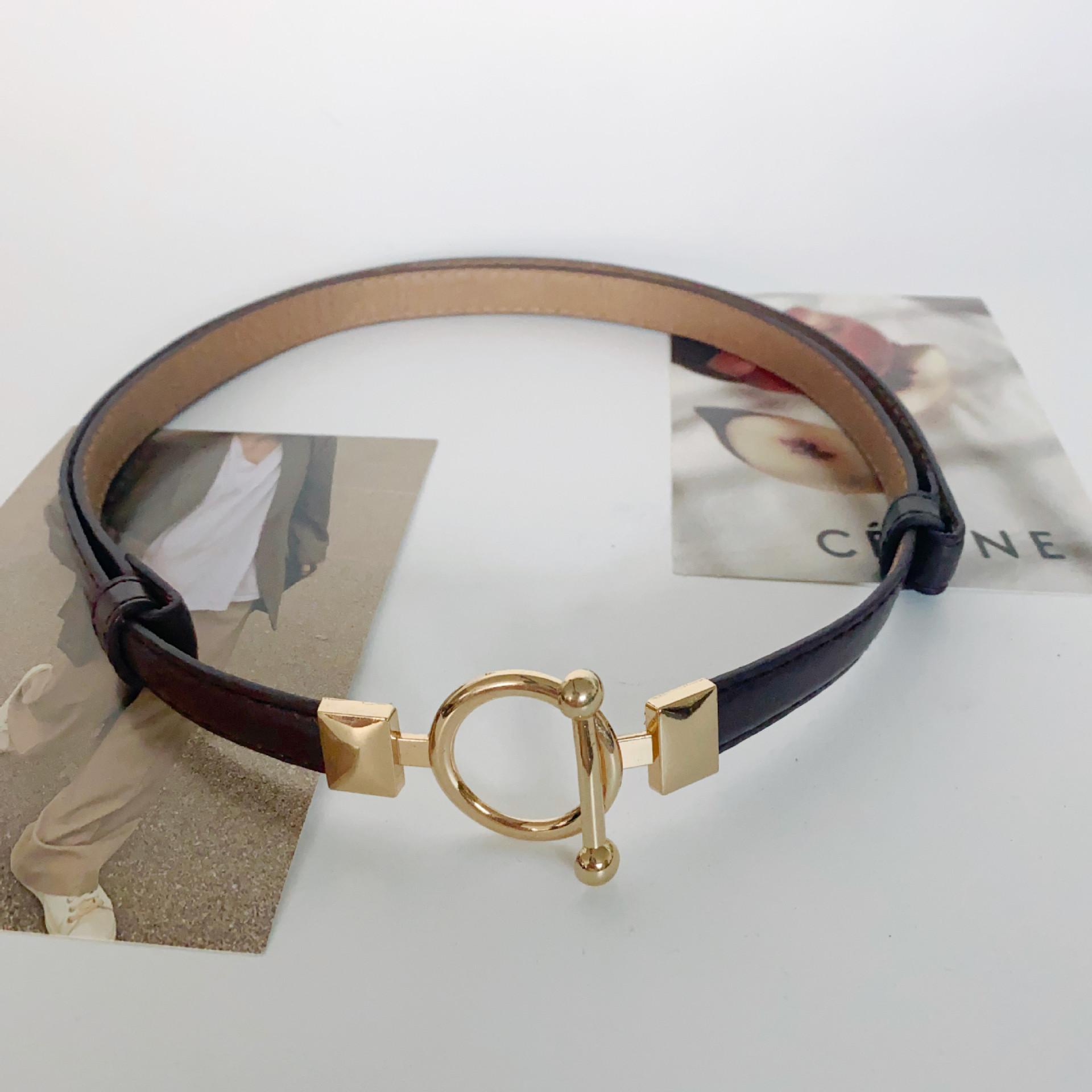 

The Slender Waist Belt for Women, Summer Waist Chain Accessory, Dress, Suit, Cinched Waist, Versatile, Adjustable Waist Seal Belt 60-80cm