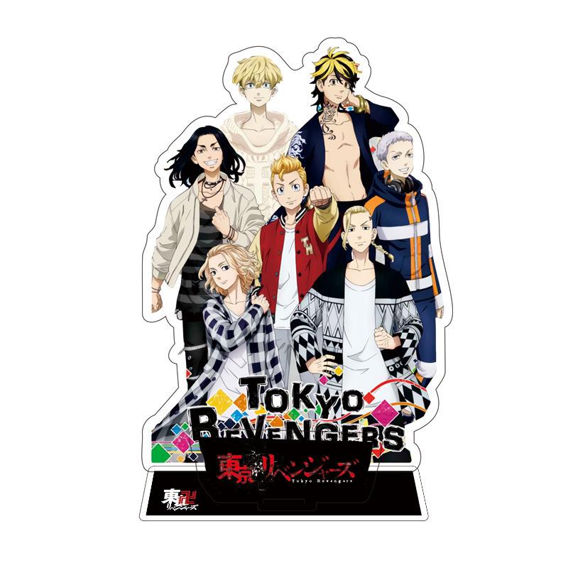 Tokyo Revengers Acrylic Stand: Hinata, Naoto, Ken, Chifuyu & Baji 15cm