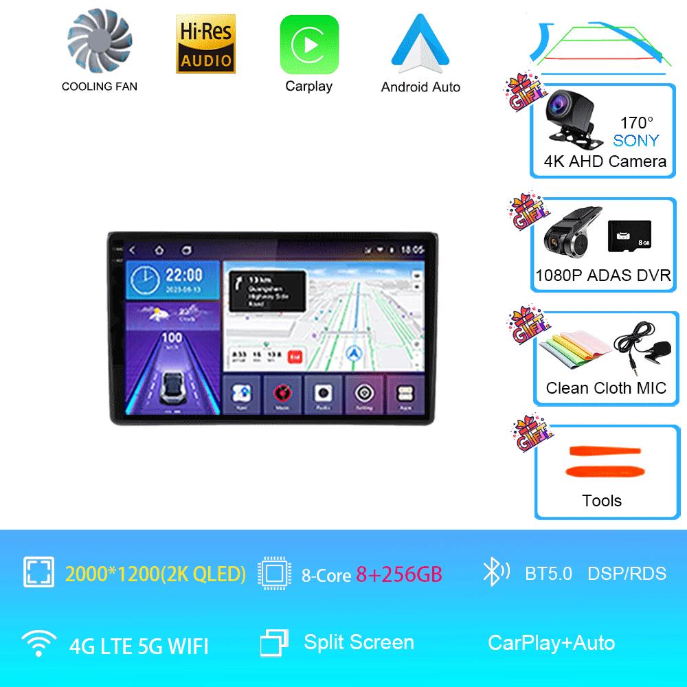 Android 14 For Wuling Hongguang 2025 Car Radio Wireless Carplay Multimedia GPS Player Head Unit No 2 Din 2din Dvd