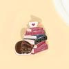 Halloween Cartoon Cat Book Styling Brooch Children Day Gift Cute Alloy Animal Paint Badge Funny Backpack Accessories