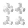 12PCS Professional Water Pipe Couplings Building Furniture Greenhouse Shed Pipe for Home Plumbing and Irrigation Systems