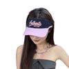Female Summer Outdoor Sweet and Cool Girl Out Sports Sun Hat Men American Sweet and Cool Letter Embroidered Empty Top Hat
