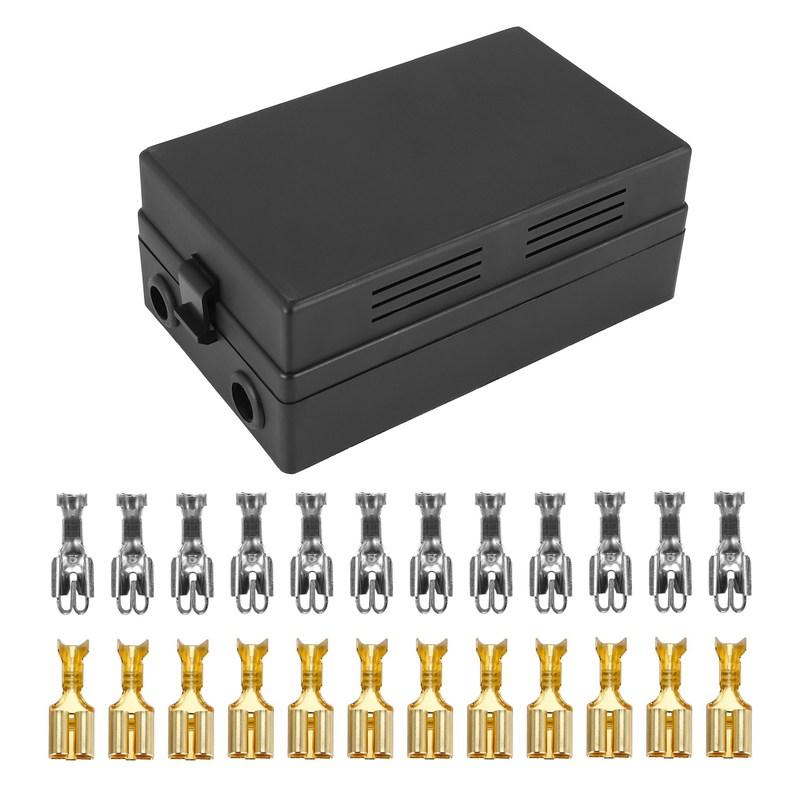 Powerful Car Blade Fuse Holder Relay Socket Black Box 18 Way Blade Fuse Holder Car Automotive urance For Automotive Marine